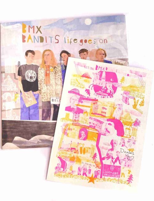 BMX Bandits - Life Goes On (1LP Yellow) Vinyl Record