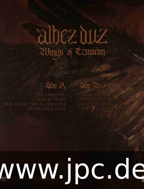 ALBEZ DUZ - WINGS OF TZINACAN Vinyl Record