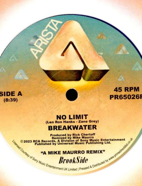 BREAKWATER - NO LIMIT MIKE MAURRO MIX NO LIMIT 12 INCH SINGLE VERSION Vinyl Record