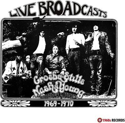 CROSBY, NASH & YOUNG - LIVE ON TV 1970 Vinyl Record