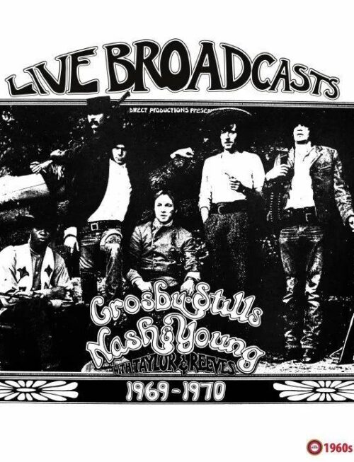 CROSBY, STILLS, NASH & YOUNG - LIVE BROADCASTS 1969 - 1970 Vinyl Record