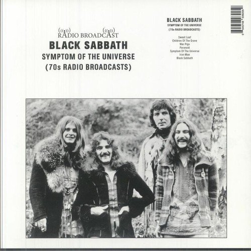 BLACK SABBATH - Symptom Of The Universe (70s Radio Broadcast) Vinyl Record