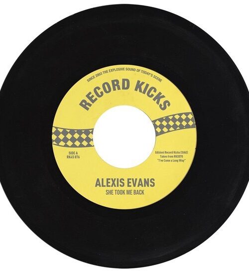 ALEXIS EVANS - SHE TOOK ME BACK IT'S ALL OVER NOW Vinyl Record