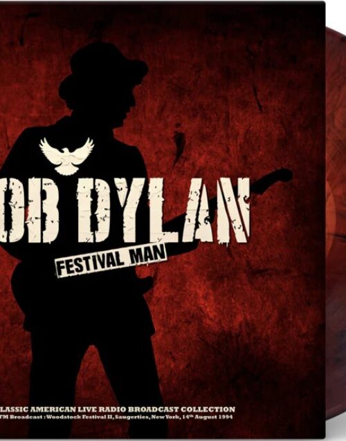 BOB DYLAN - WNEW FM Broadcast Woodstock Festival II Suagerties NY 14th August 1994 (Red Marble Vinyl) Vinyl Record