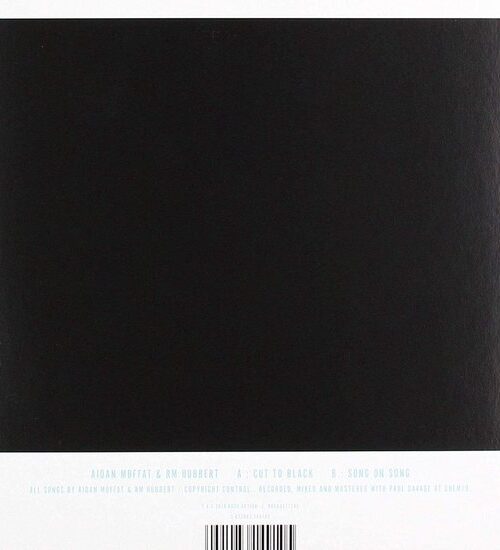 AIDAN MOFFAT & RM HUBBERT - CUT TO BLACK Vinyl Record