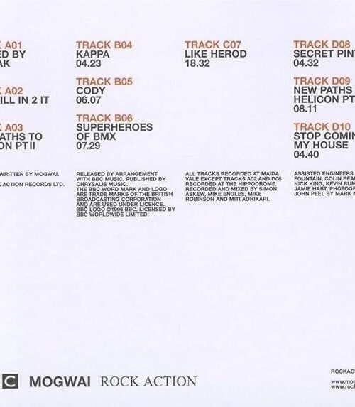 MOGWAI - GOVERNMENT COMMISSIONS (BBC SESSIONS 1996-2003 Vinyl Record