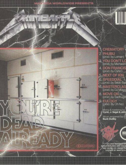 CRIMEAPPLE - YOURE DEAD ALREADY Vinyl Record