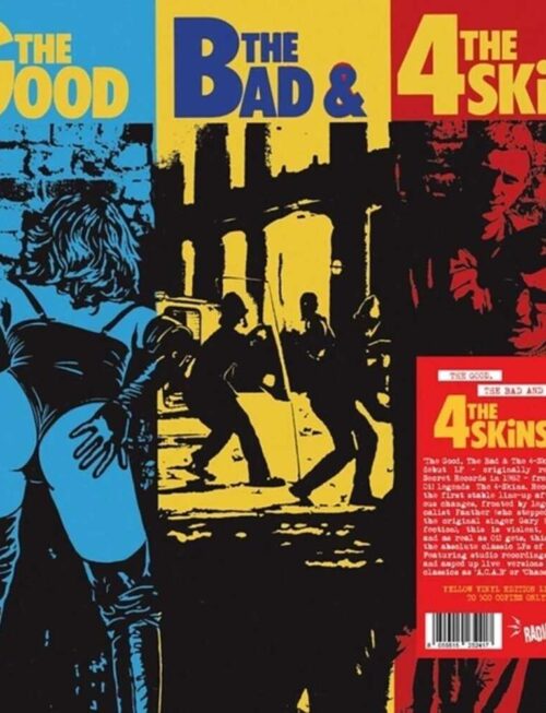 4 SKINS - The Good. The Bad & The 4 Skins (Yellow Vinyl) Vinyl Record