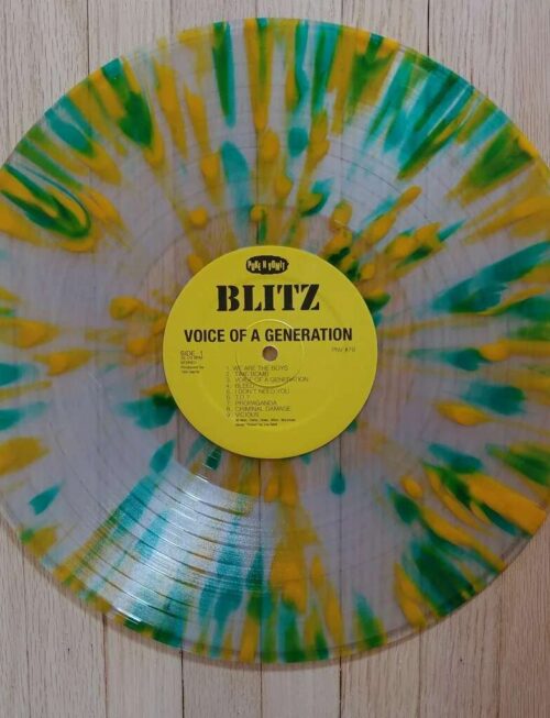 BLITZ - Voice Of A Generation (Splatter Vinyl) Vinyl Record