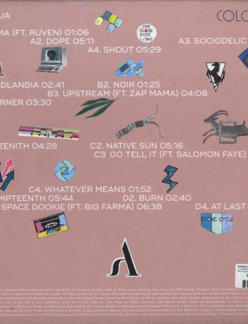 AFRIQUA - Colorerd (Pink Vinyl) Vinyl Record