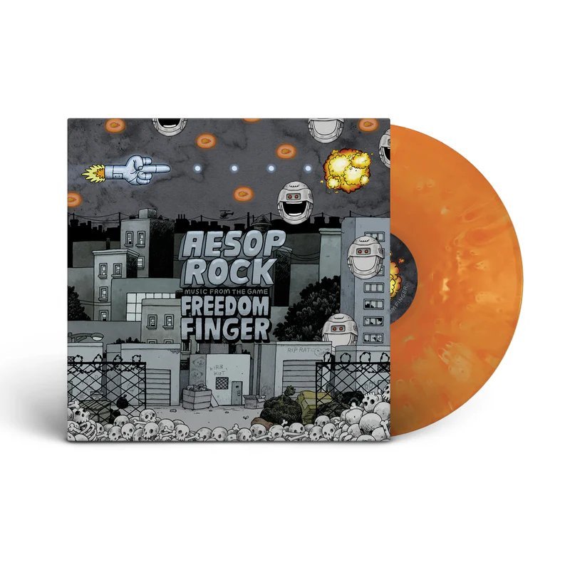 AESOP ROCK - FREEDOM FINGER (MUSIC FROM THE GAME) Vinyl Record