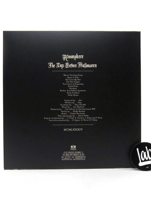 ATMOSPHERE - THE DAY BEFORE HALLOWEEN Vinyl Record