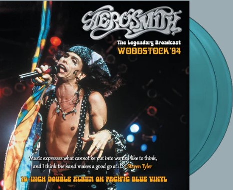 AEROSMITH - Woodstock 94 (Pacific Blue Vinyl) Vinyl Record