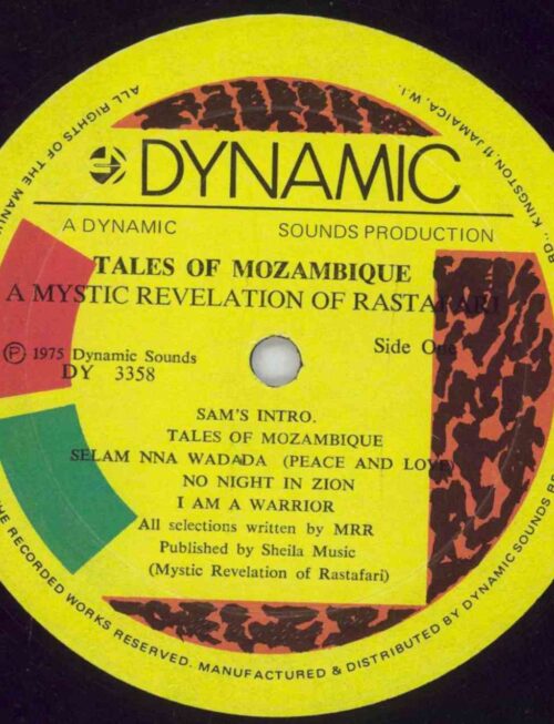 COUNT OSSIE & THE MYSTIC REVELATION OF RASTAFARI - TALES OF MOZAMBIQUE Vinyl Record