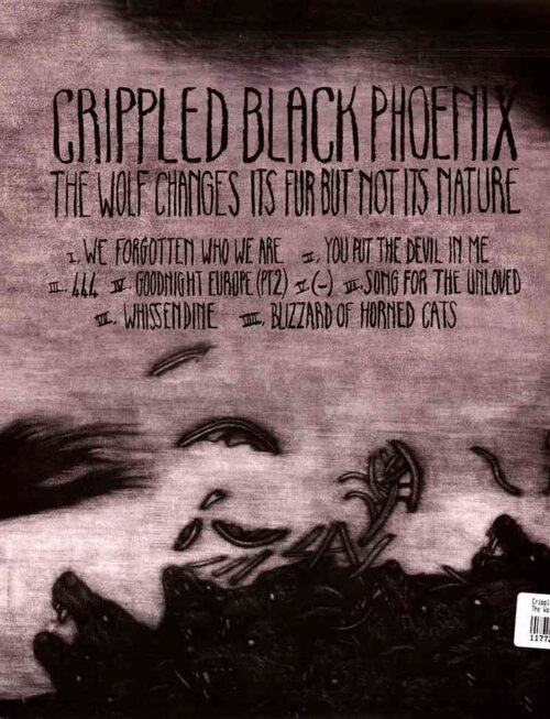 CRIPPLED BLACK PHOENIX - The Wolf Changes Its Fur But Not Its Nature (Silver Vinyl) Vinyl Record
