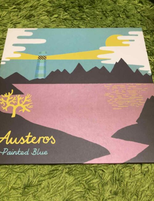 AUSTEROS - Painted Blue Vinyl Record