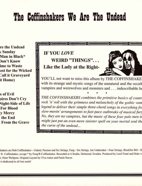 COFFINSHAKERSTHE - WE ARE THE UNDEAD Vinyl Record