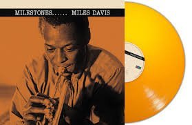 MILES DAVIS - Milestones (Orange Vinyl) Vinyl Record