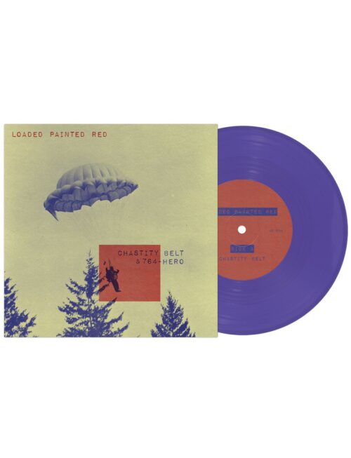 CHASTITY BELT & 764-HERO - LOADED PAINTED RED Vinyl Record