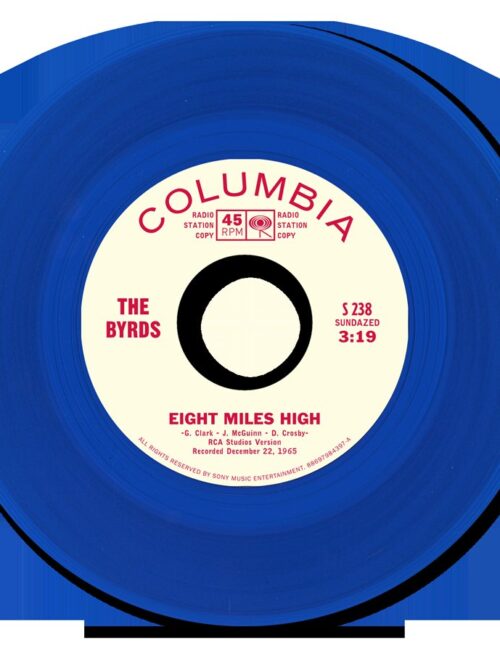 BYRDS - EIGHT MILES HIGH / WHY (BLUE) Vinyl Record