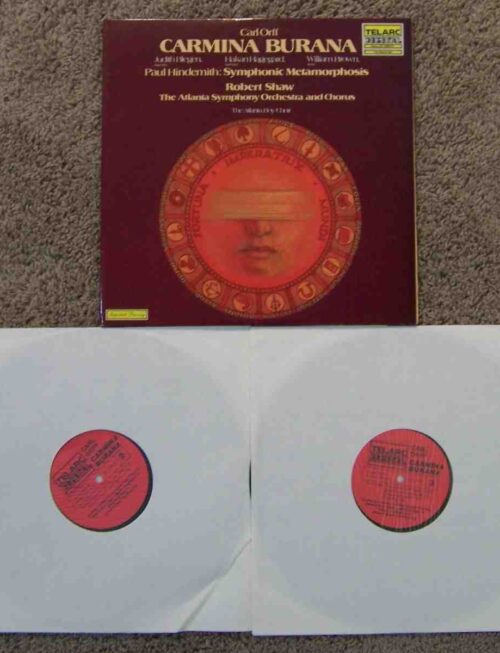 ATLANTA SYMP ORCH/SHAW - ORFF CARMINA BURANA Vinyl Record