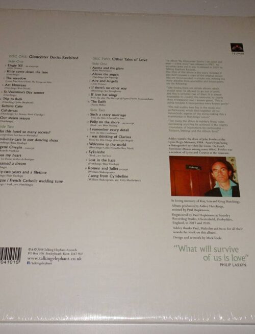 ASHLEY HUTCHINGS - PARADISE AND THORNS Vinyl Record