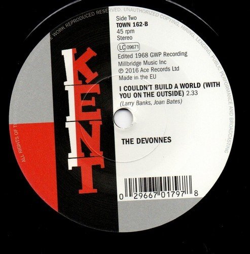 Alice Clark / The Devonnes - You Hit Me / I Couldn't Build A World With You (On The Outside) Vinyl Record