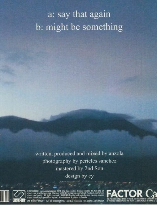 ANZOLA - Caracas (Say That Again / Might Be Something) Vinyl Record