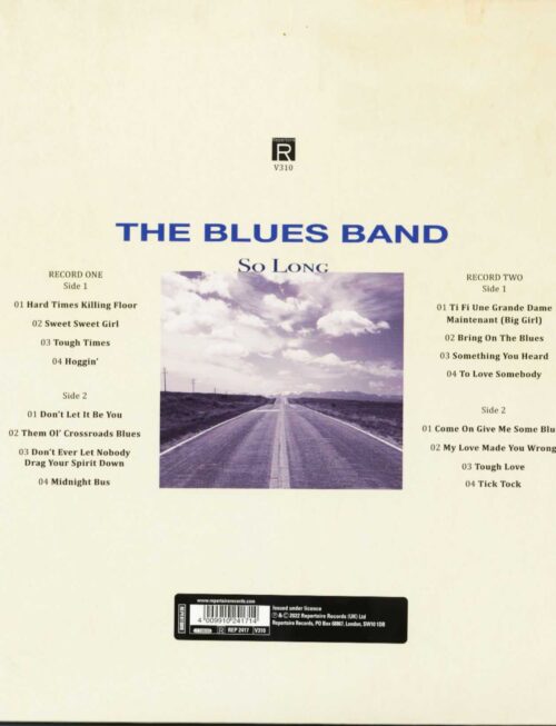 BLUES BAND THE - SO LONG Vinyl Record