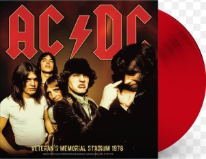 AC/DC - Veterans Memorial Stadium 1978 (Red Vinyl) Vinyl Record
