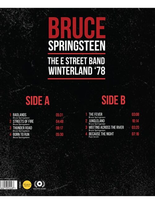 BRUCE SPRINGSTEEN - Winterland 78 Vinyl Record