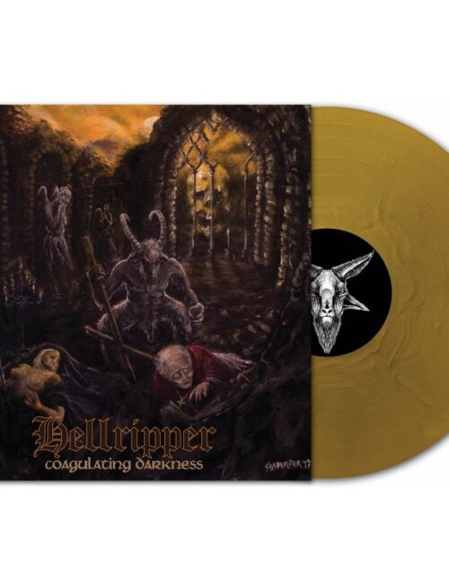 HELLRIPPER - Coagulating Darkness (Gold Vinyl) Vinyl Record