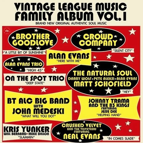 VINTAGE LEAGUE MUSIC - Vintage League Music Family Album Vol. 1 Vinyl Record
