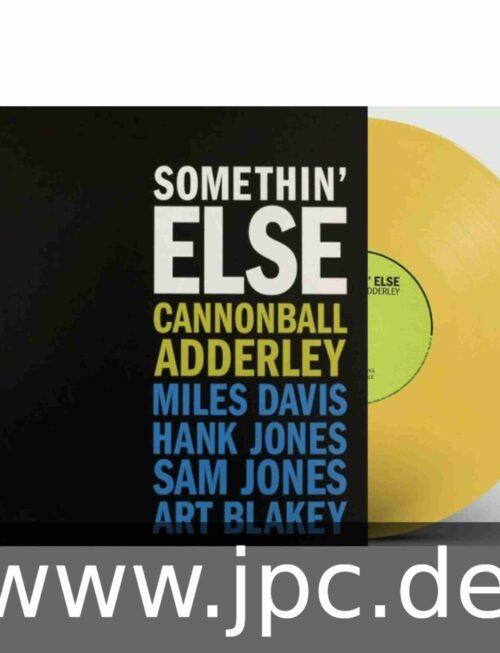 CANNONBALL ADDERLEY - SOMETHIN ELSE (YELLOW COLOURED Vinyl Record