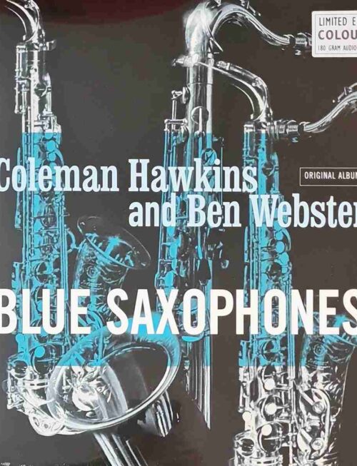 Coleman Hawkins and Ben Webster - Blue Saxophones (1LP/Col) Vinyl Record