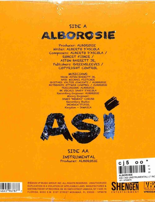 ALBOROSIE - ASI Vinyl Record