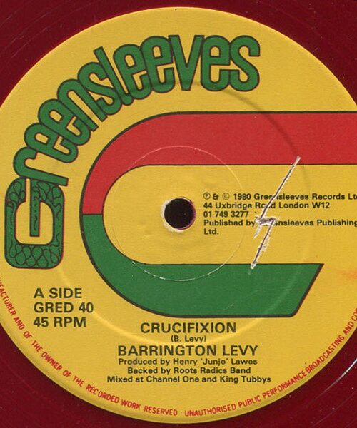 BARRINGTON LEVY - CRUCIFIXION Vinyl Record