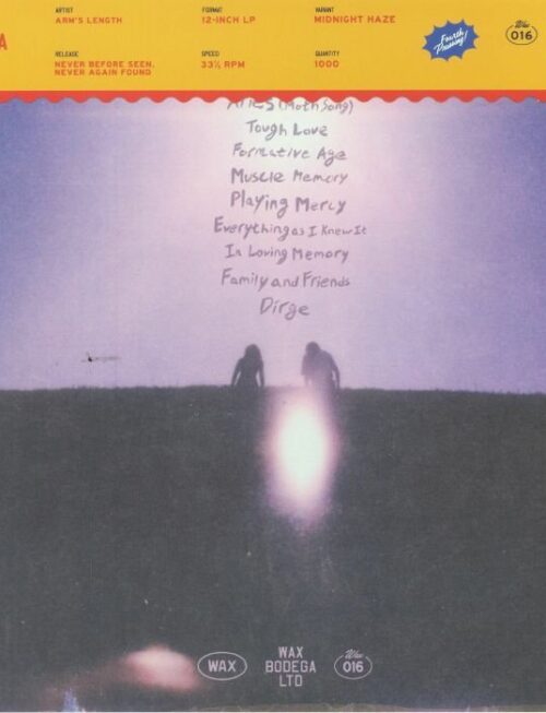 ARM'S LENGTH - NEVER BEFORE SEEN, NEVER AGAIN FOUND (MIDNIGHT HAZE VINYL) Vinyl Record