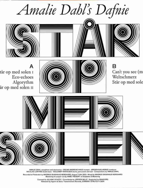 AMALIE DAHL'S DAFNIE - STAR OP MED SOLEN Vinyl Record